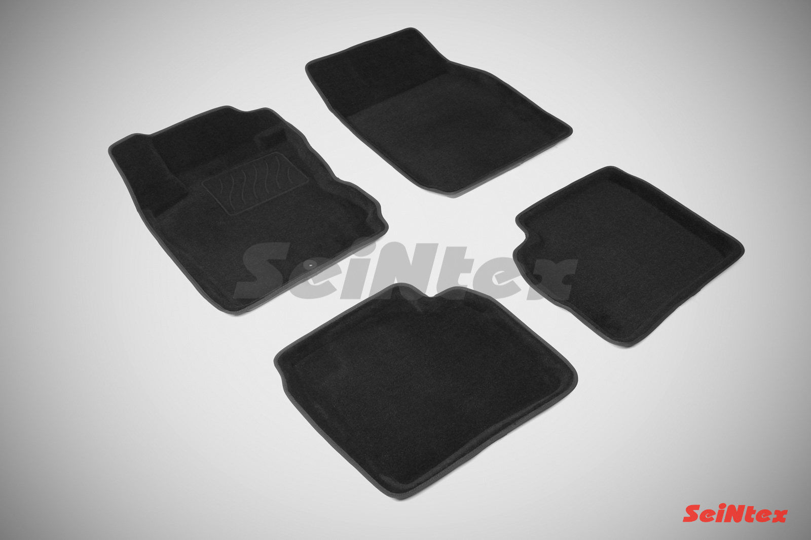 Ворсовые 3D коврики салона "Seintex", Nissan Note 2005-2014