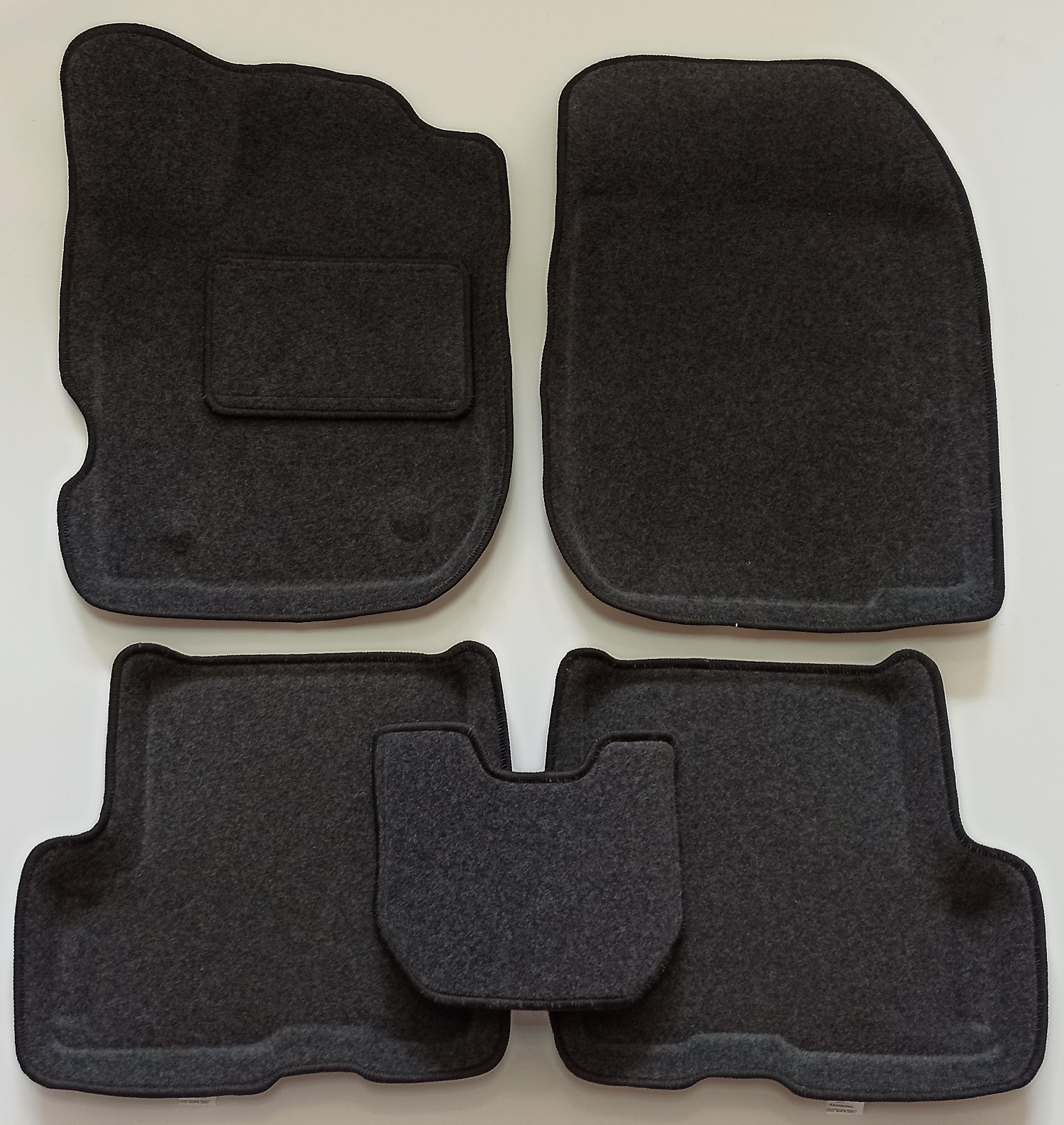 Ворсовые 3D коврики салона "Boratex" Renault Sandero II 2014-