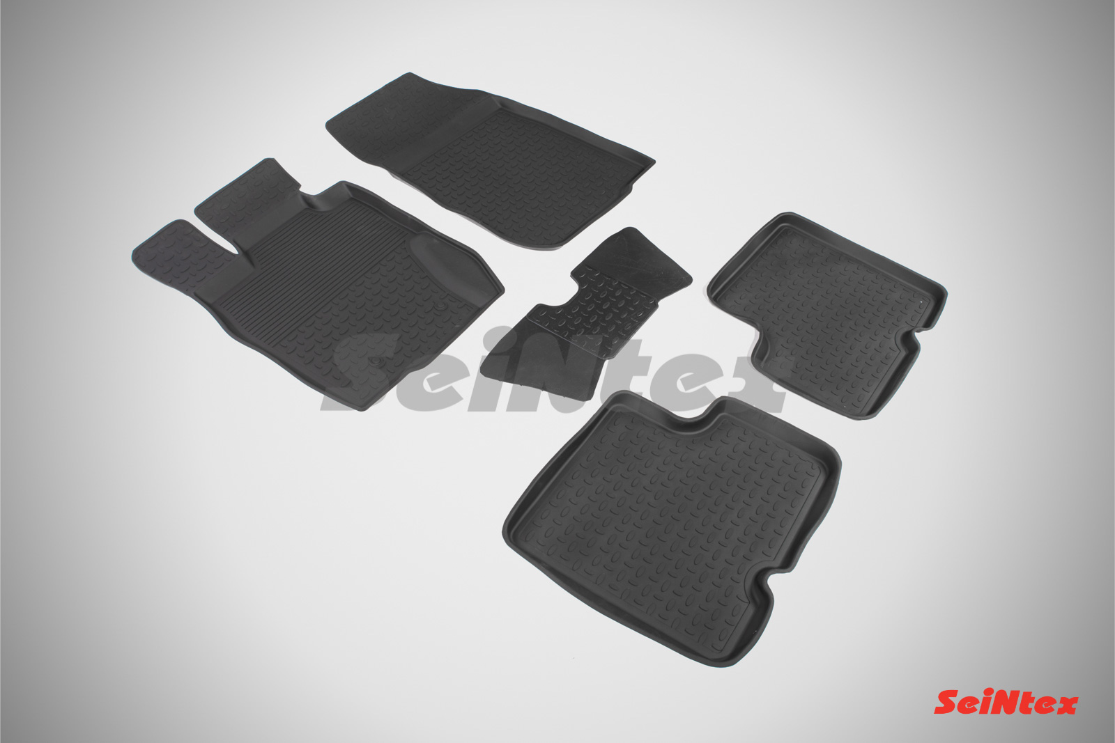 Резиновые коврики салона Высокий борт "Seintex" Renault Duster 2011-2015