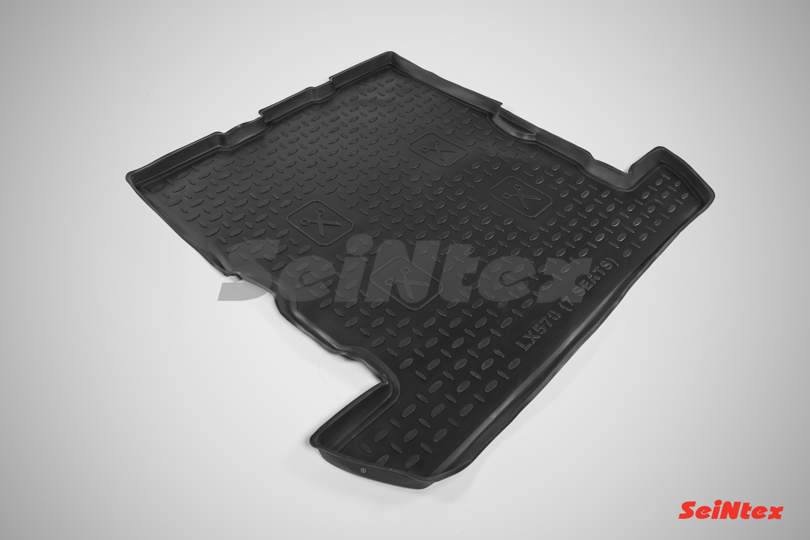 Полиуретановый коврик багажника "Seintex" Lexus LX 570 7 мест 2007-