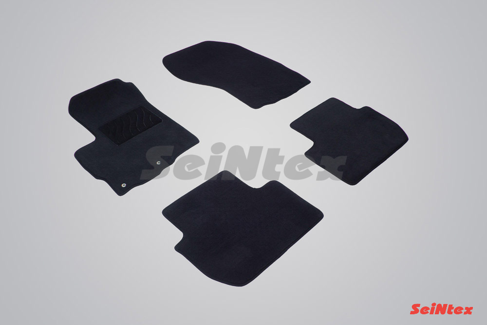 Ворсовые LUX коврики салона "Seintex", Citroen C Crosser / Mitsubishi Outlander II XL / Peugeot 4007