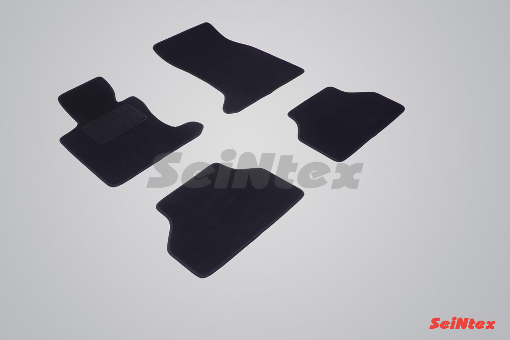 Ворсовые LUX коврики салона "Seintex", BMW 5 E60 2003-2010