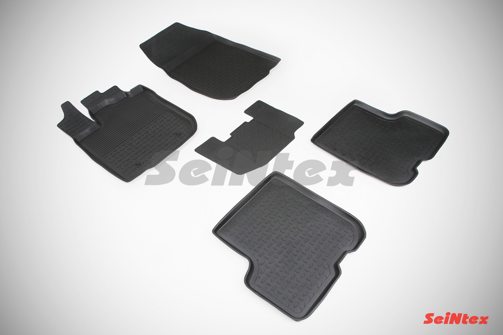 Резиновые коврики салона Высокий борт "Seintex" Renault Logan II 2014- / Sandero II 2014-