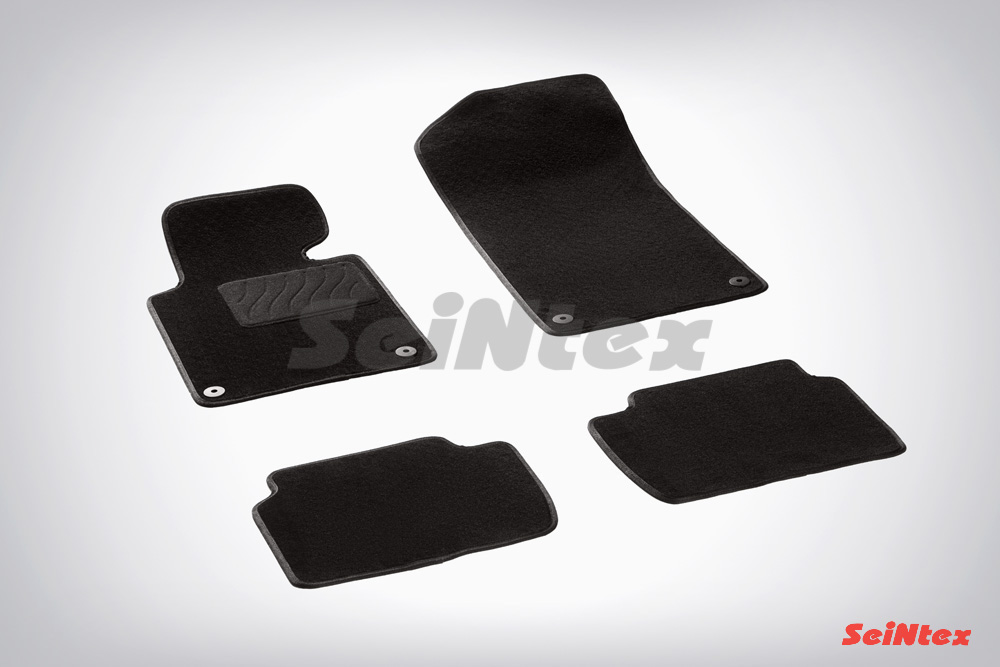 Ворсовые LUX коврики салона "Seintex", BMW 3 E46 1998-2005